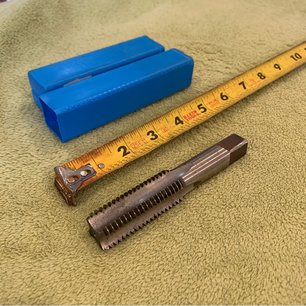 Precision 7/8"-9 GH4 HSS 4 Flute Hand Tap Tool
